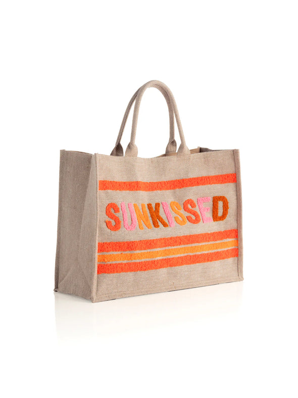 The Sunkissed Beach Bag-Natural