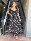 black and white floral maxi 