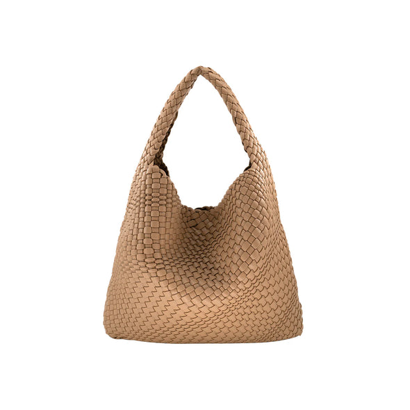 The Laureen Woven Mini Bag-Taupe