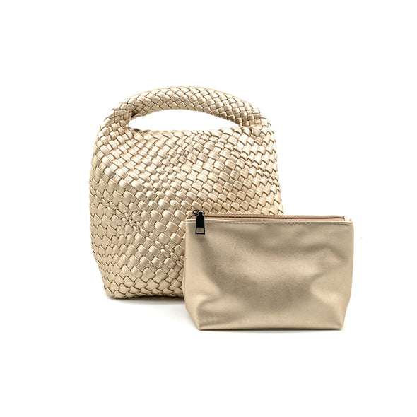 The Barrymore Mini Hobo Bag-Champagne