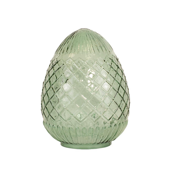 Annalise Glass Egg Small-Green