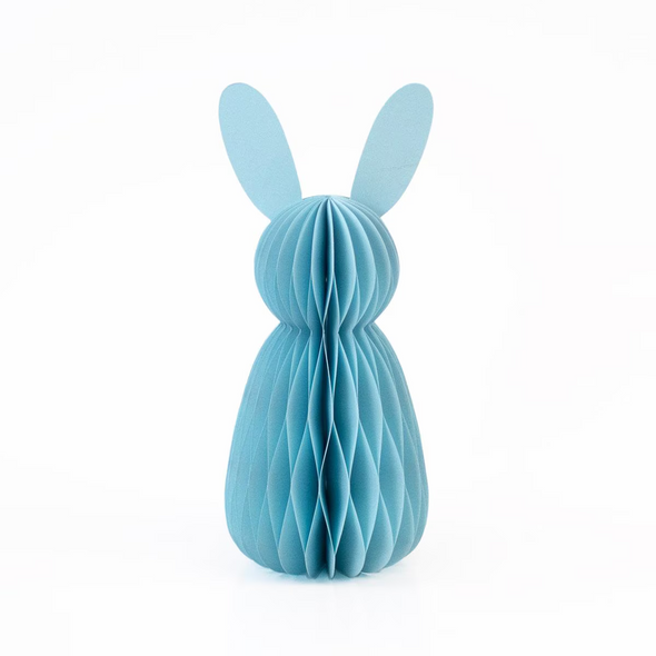 Accordion Paper Bunny Medium-Blue