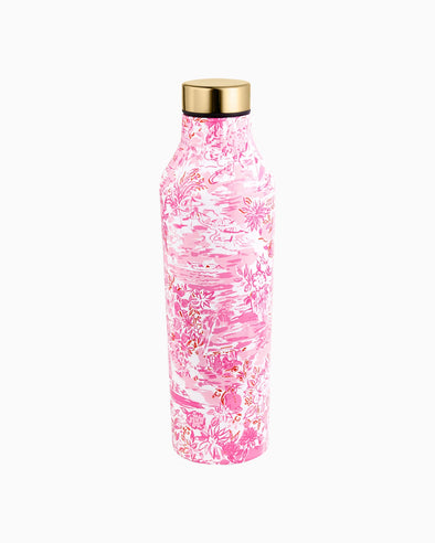 (Lilly Pulitzer) Insulated Water Bottle- Seaside Scene