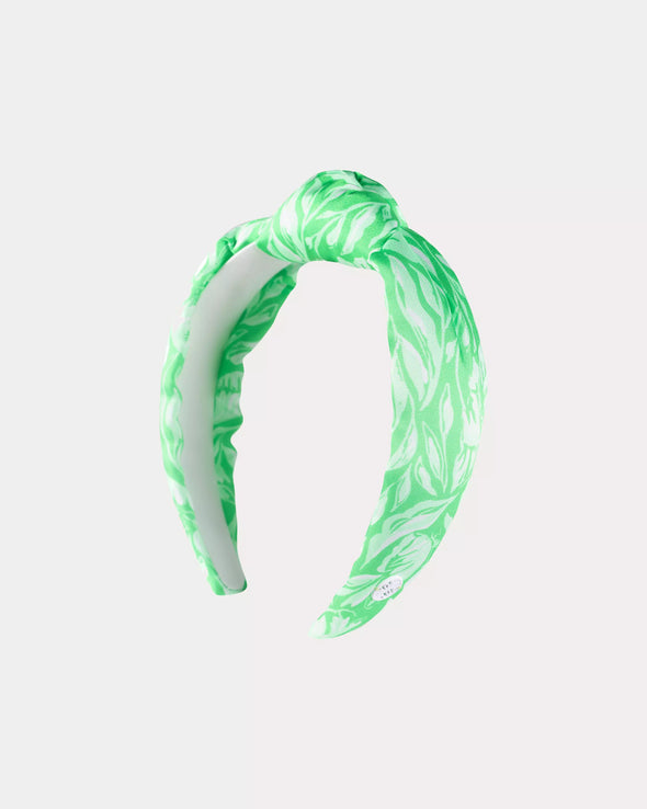 (Lilly Pulitzer) Slim Knotted Headband-Lime