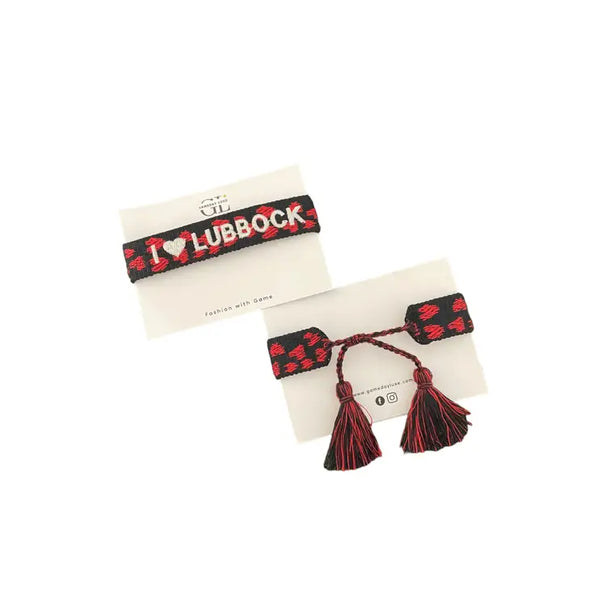I Love Lubbock Team Bracelet