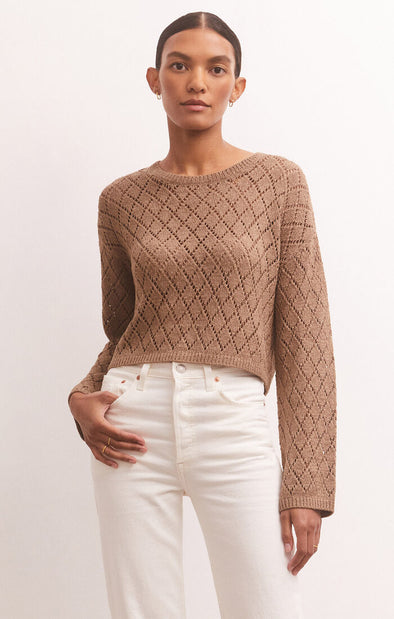 (Z Supply) Makenna Cropped Sweater