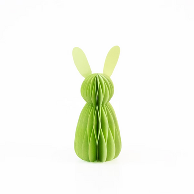 Accordion Paper Bunny Small-Green