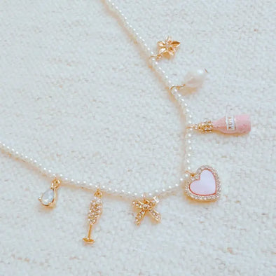 The Pink Celebration Charm Necklace