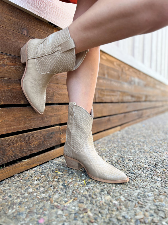 neutral bootie 