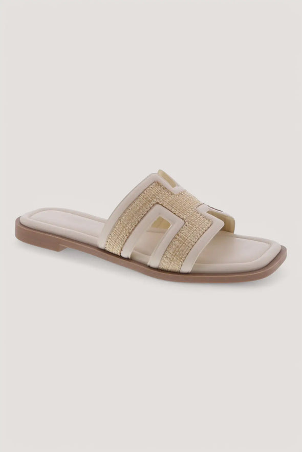 The Elio Sandal-White