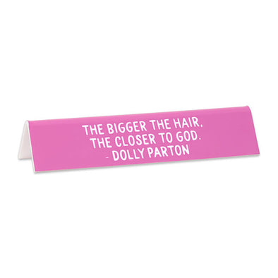 The Dolly Desk Sign-Pink