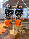Boo beaded earrings 