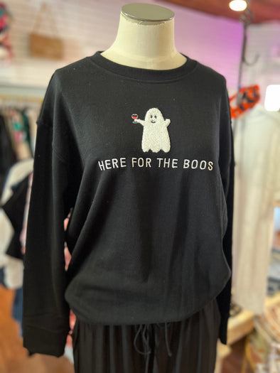 Here for the Boos Sweater