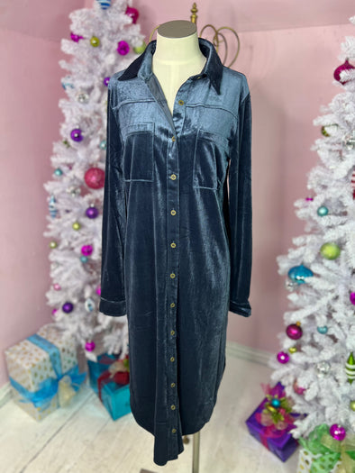 The Steele Velvet Midi Dress