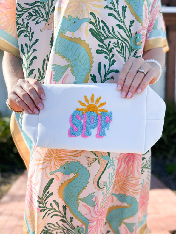 The SPF Pouch-White