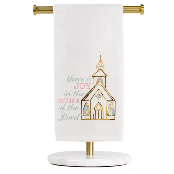 The House of the Lord Hand Towel-White