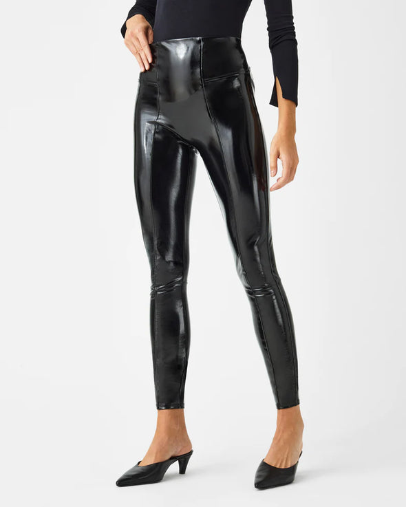 (Spanx) Faux Patent Leather Leggings