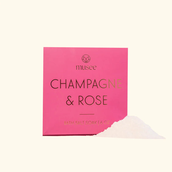 The Champagne & Rose Mini Bath Soak