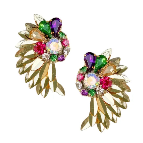 The Ali Wing Earring-Multi