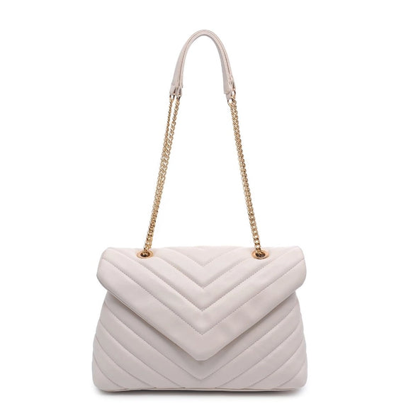 white crossbody or shoulder bag 