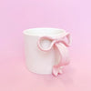 Pink bow 15oz ceramic coffee mug