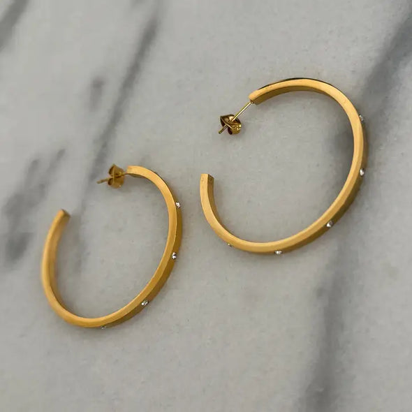 The Kylie Hoops-Gold