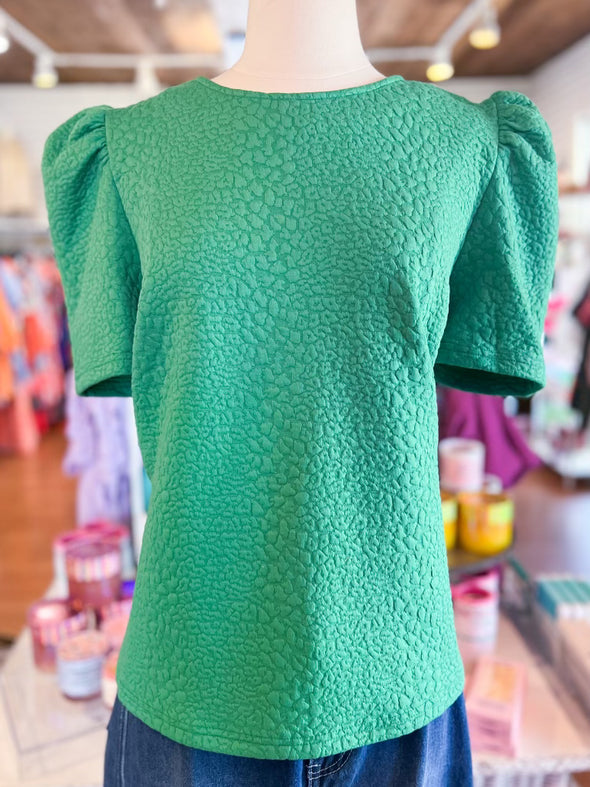 kelly green top 