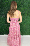 back of pink maxi dress 