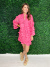 Pink lace dress by J.Marie