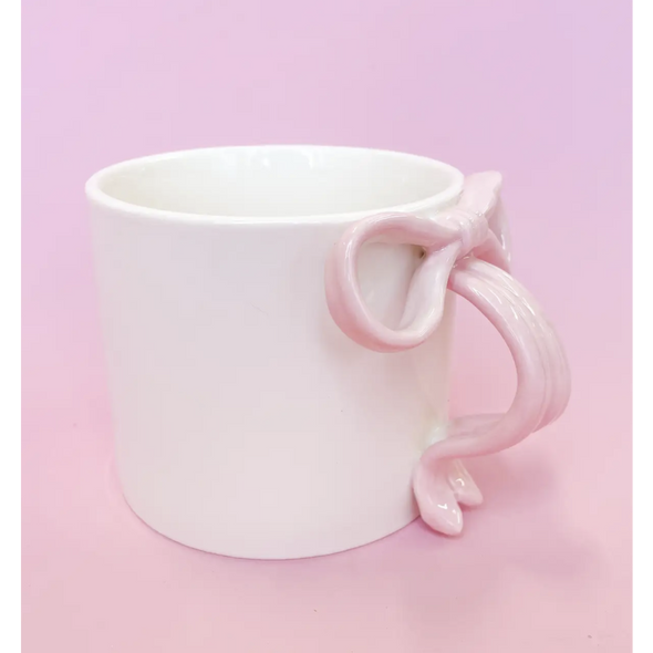 Pink Bow 15oz Ceramic Coffee Mug