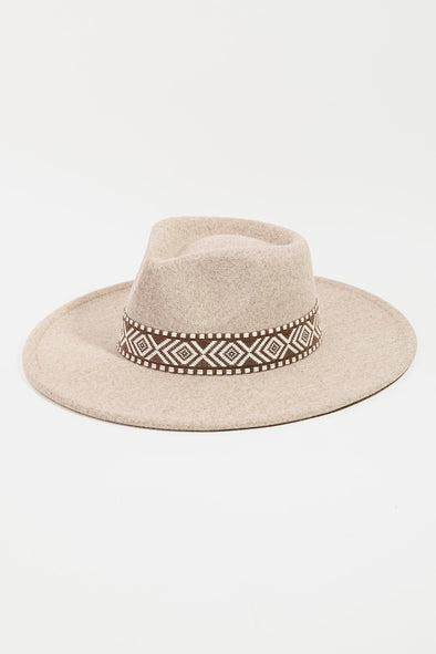The Boho Wide Brim Fedora Hat